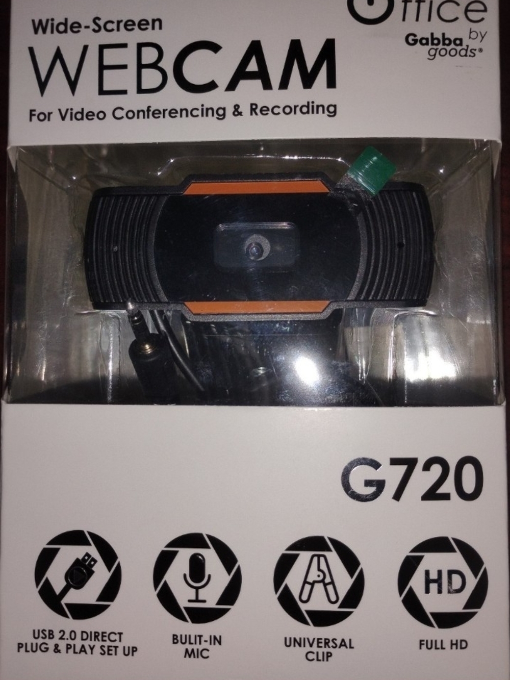G720 Wide-Screen Webcam
